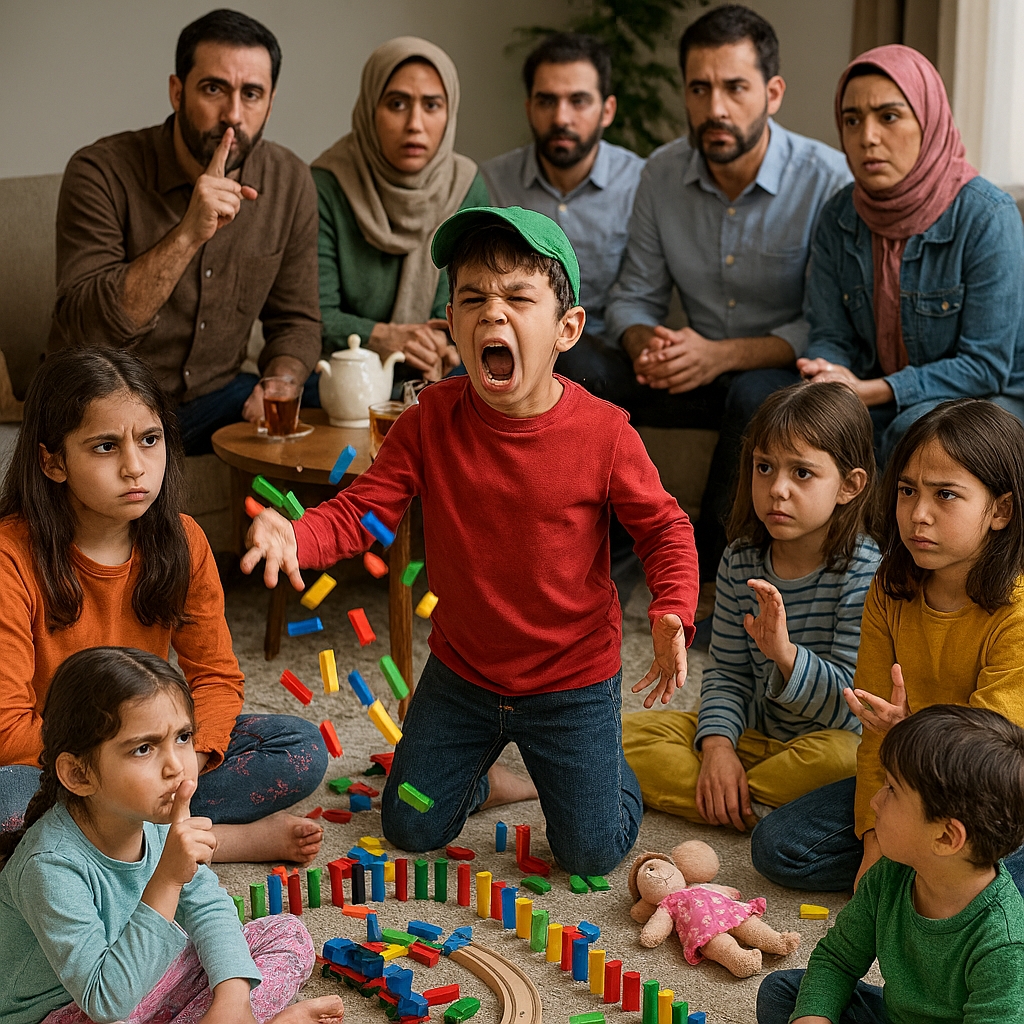 کودکم تحمل باخت ندارد